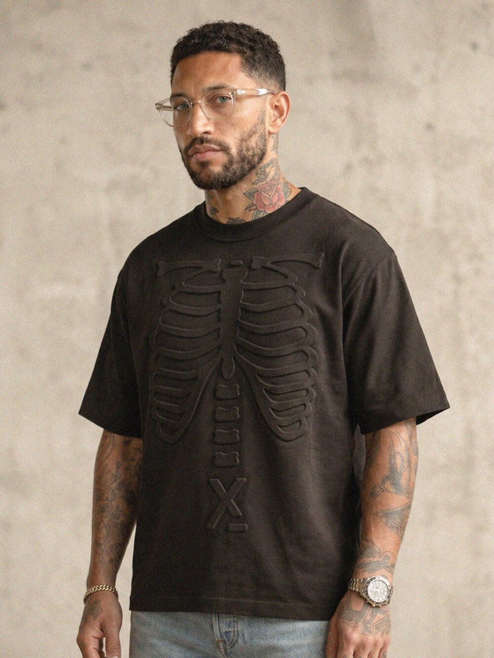 skeletal-tshirt-black-01b SKELETAL T-SHIRT - BLACK