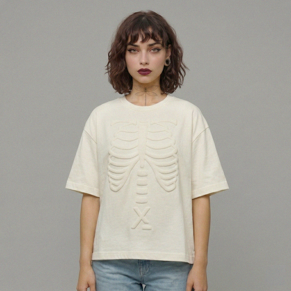 SKELETAL T-SHIRT - OFF WHITE