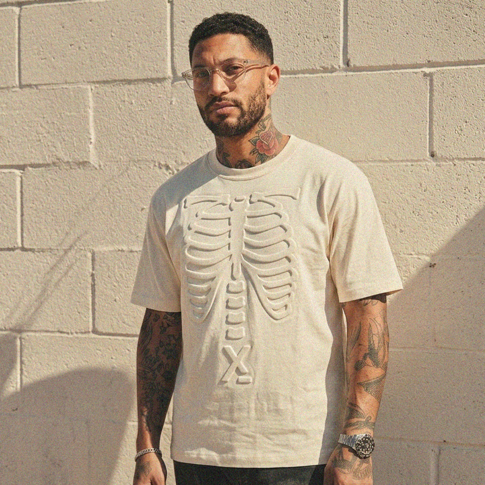skeletal-tshirt-white-01 SKELETAL T-SHIRT - OFF WHITE