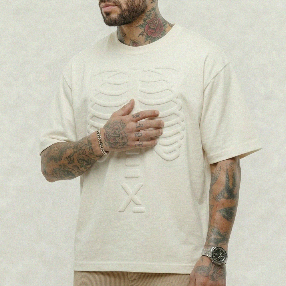 skeletal-tshirt-white-04 SKELETAL T-SHIRT - OFF WHITE