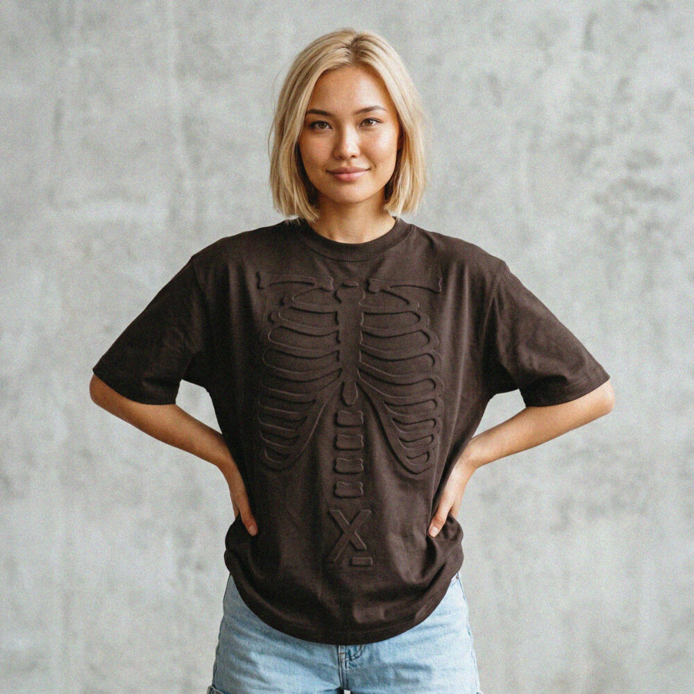 SKELETAL T-SHIRT - BLACK