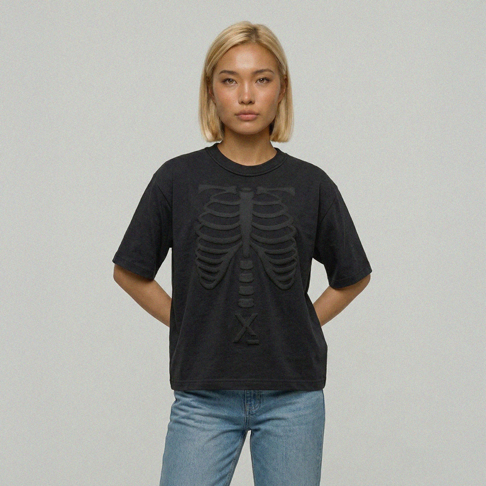 SKELETAL T-SHIRT - BLACK