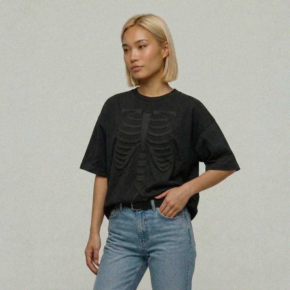 w-skeletal-tshirt-black-05 SKELETAL T-SHIRT - BLACK