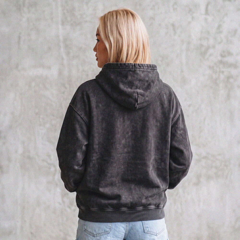 X_BONES HEAVYWEIGHT HOODIE - VINTAGE BLACK