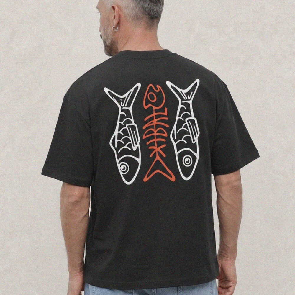 sardinas-tshirt-black-02 SARDINAS T-SHIRT - BLACK